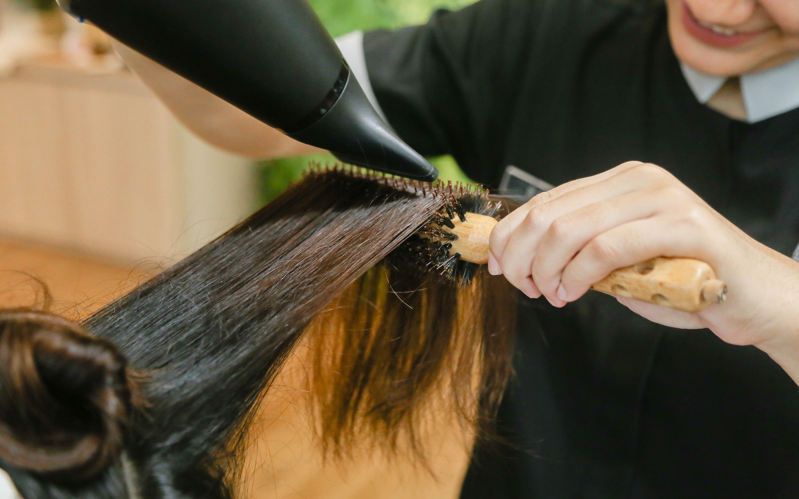 Prodotti professionali per capelli in un salone